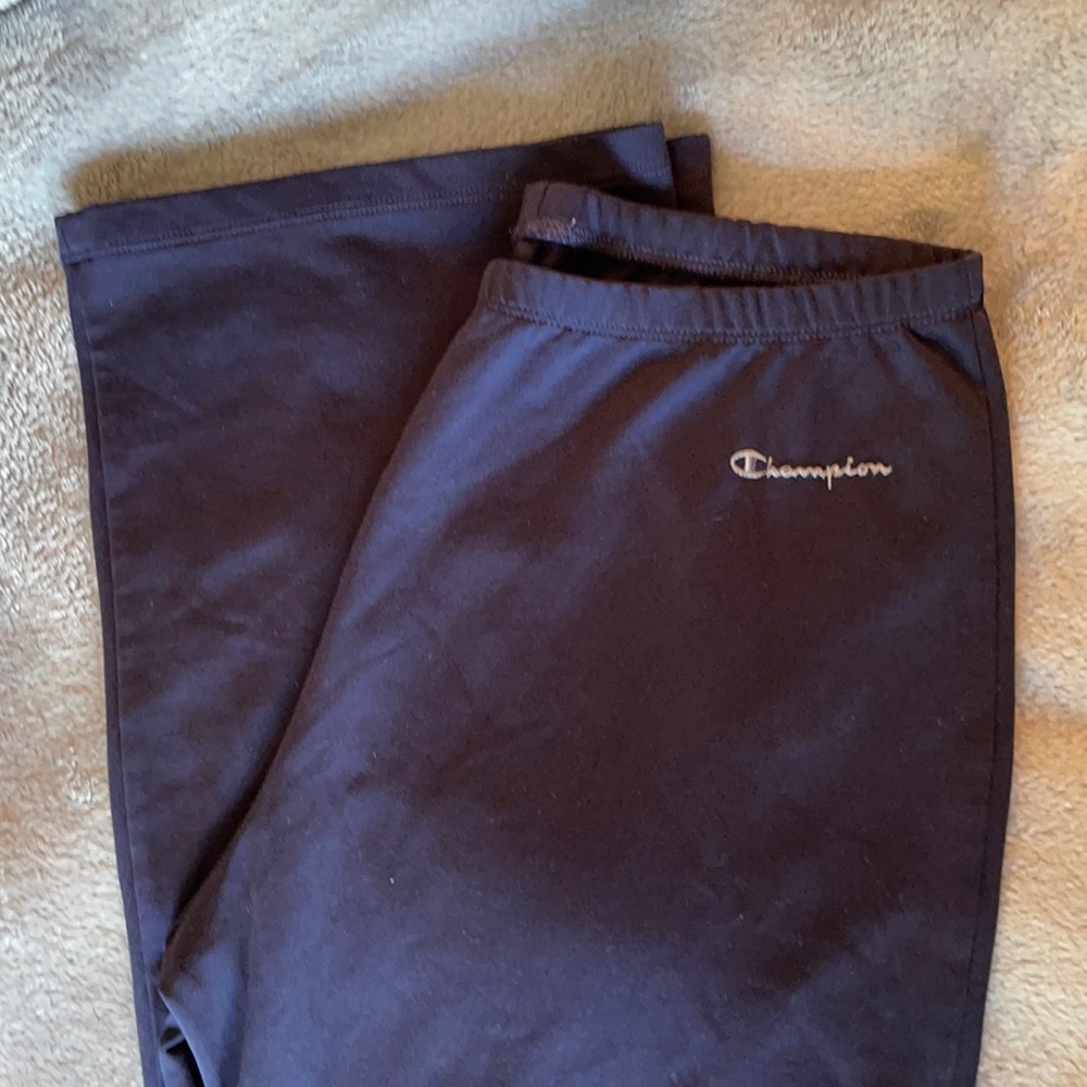 high rise champion flare leggings